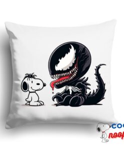 Inspiring Snoopy Venom Square Pillow 1