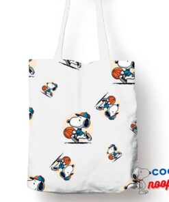 Irresistible Snoopy Basketball Tote Bag 1