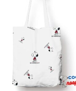 Irresistible Snoopy Givenchy Logo Tote Bag 1