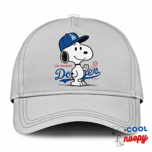 Irresistible Snoopy Los Angeles Dodger Logo Hat 3