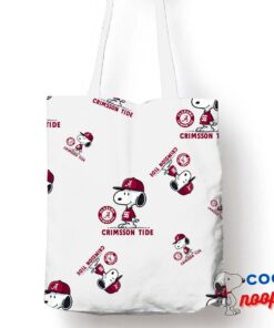 Irresistiblesnoopy Alabama Crimson Tide Logo Tote Bag 1
