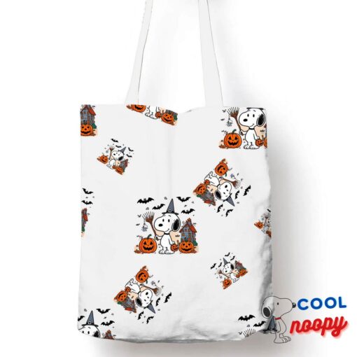 Jaw Dropping Snoopy Halloween Tote Bag 1