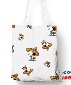 Jaw Dropping Snoopy Mexican Tote Bag 1