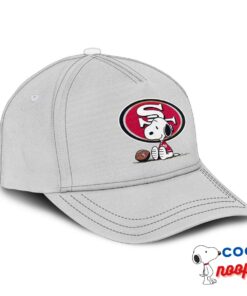 Jaw Dropping Snoopy San Francisco 49ers Logo Hat 2
