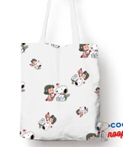 Jaw Dropping Snoopy Valentine Tote Bag 1