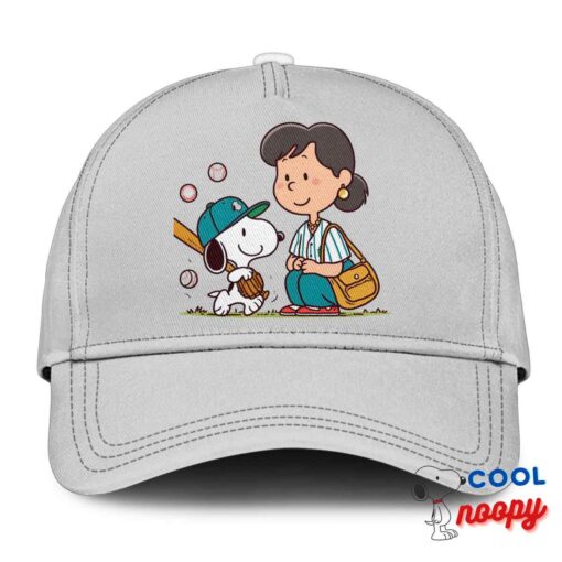 Last Minute Snoopy Baseball Mom Hat 3