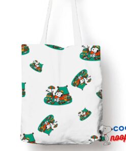 Last Minute Snoopy Camping Tote Bag 1