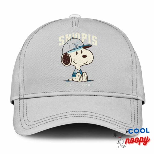 Last Minute Snoopy Detroit Lions Logo Hat 3