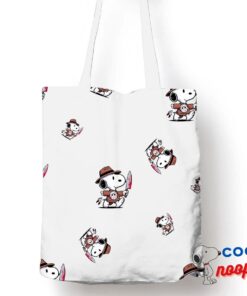 Last Minute Snoopy Friday The 13th Movie Tote Bag 1