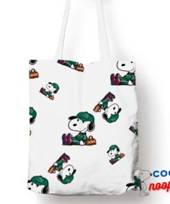 Last Minute Snoopy Lacoste Tote Bag 1