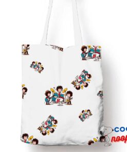 Last Minute Snoopy Rolling Stones Rock Band Tote Bag 1