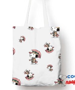 Latest Snoopy Burberry Tote Bag 1