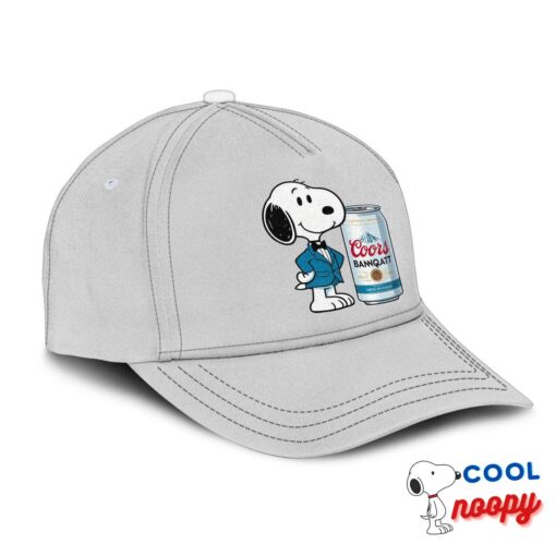 Latest Snoopy Coors Banquet Logo Hat 2