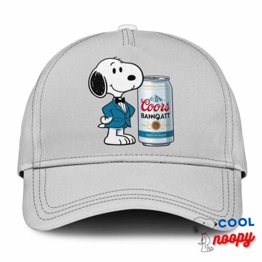 Latest Snoopy Coors Banquet Logo Hat 3