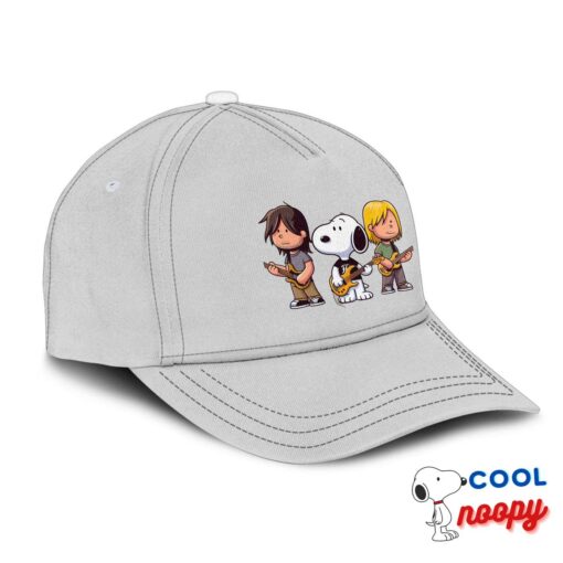 Latest Snoopy Foo Fighters Rock Band Hat 2