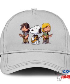 Latest Snoopy Foo Fighters Rock Band Hat 3