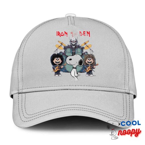 Latest Snoopy Iron Maiden Band Hat 3