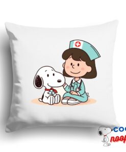 Latest Snoopy Nurse Square Pillow 1