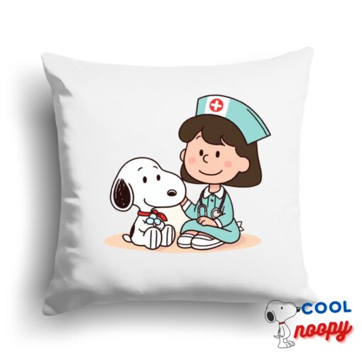 Latest Snoopy Nurse Square Pillow 1