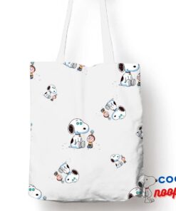 Latest Snoopy Rick And Morty Tote Bag 1