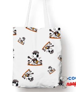 Latest Snoopy The Beatles Rock Band Tote Bag 1