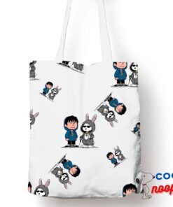 New Snoopy Bad Bunny Rapper Tote Bag 1