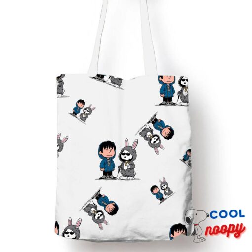 New Snoopy Bad Bunny Rapper Tote Bag 1