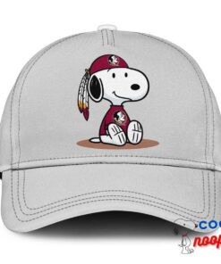 New Snoopy Florida State Seminoles Logo Hat 3