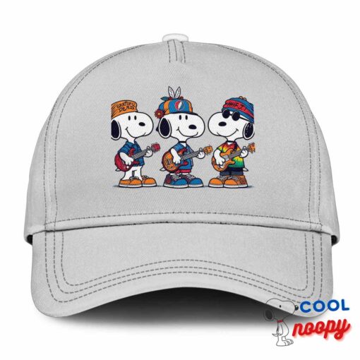 New Snoopy Grateful Dead Rock Band Hat 3