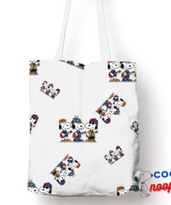 New Snoopy Grateful Dead Rock Band Tote Bag 1
