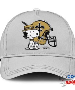 New Snoopy New Orleans Saints Logo Hat 3