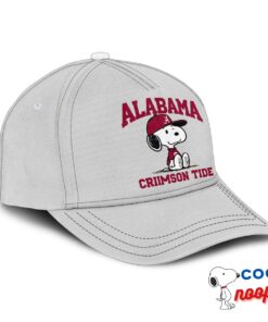 Novelty Snoopy Alabama Crimson Tide Logo Hat 2