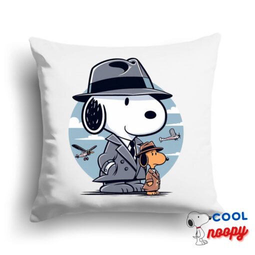 Novelty Snoopy Casablanca Movie Square Pillow 1