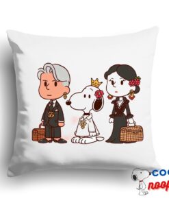 Novelty Snoopy Dolce And Gabbana Square Pillow 1