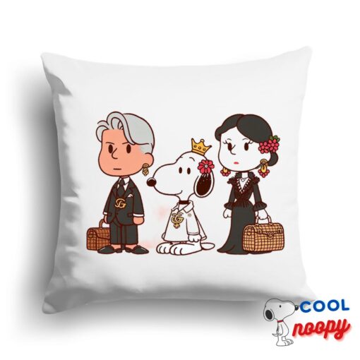 Novelty Snoopy Dolce And Gabbana Square Pillow 1