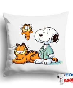 Novelty Snoopy Garfield Square Pillow 1