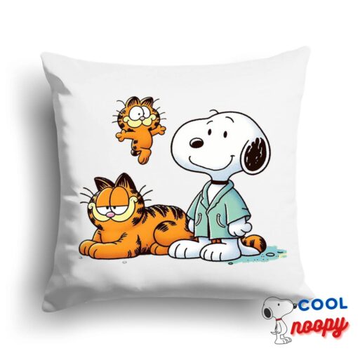 Novelty Snoopy Garfield Square Pillow 1