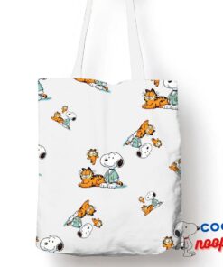 Novelty Snoopy Garfield Tote Bag 1