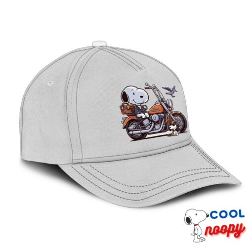 Novelty Snoopy Harley Davidson Hat 2