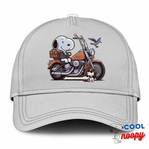 Novelty Snoopy Harley Davidson Hat 3