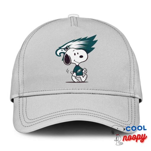 Novelty Snoopy Philadelphia Eagles Logo Hat 3
