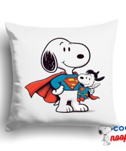 Novelty Snoopy Superman Square Pillow 1