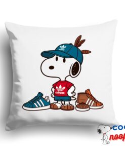 Outstanding Snoopy Adidas Square Pillow 1