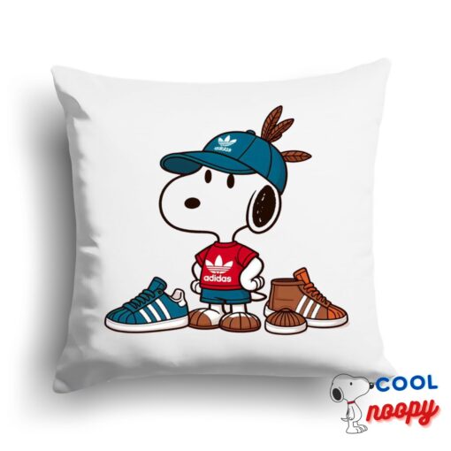 Outstanding Snoopy Adidas Square Pillow 1