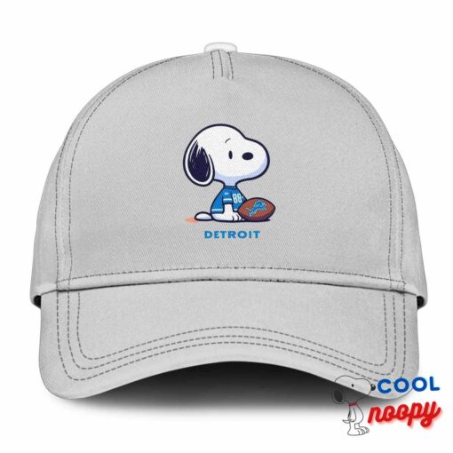 Outstanding Snoopy Detroit Lions Logo Hat 3