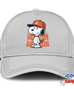 Outstanding Snoopy Houston Astros Logo Hat 3