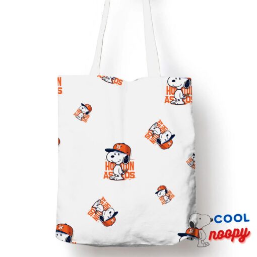 Outstanding Snoopy Houston Astros Logo Tote Bag 1