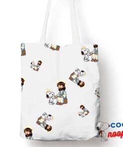 Outstanding Snoopy Jesus Tote Bag 1