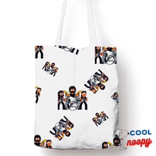 Outstanding Snoopy Metallica Band Tote Bag 1