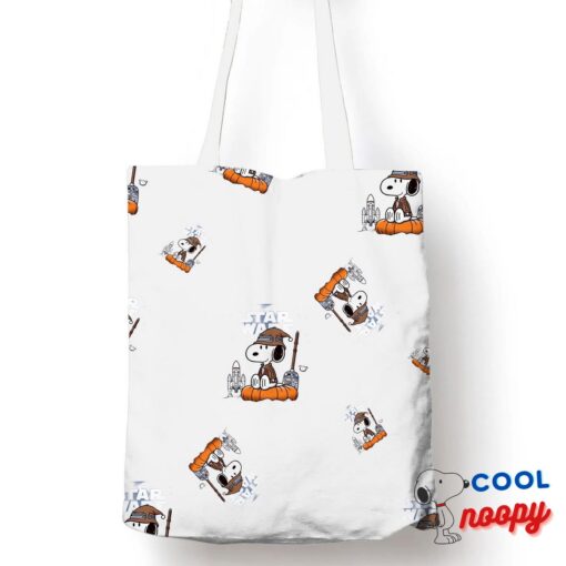 Outstanding Snoopy Star Wars Movie Tote Bag 1